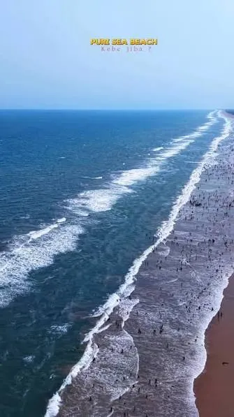 An aerial view of the coastline
